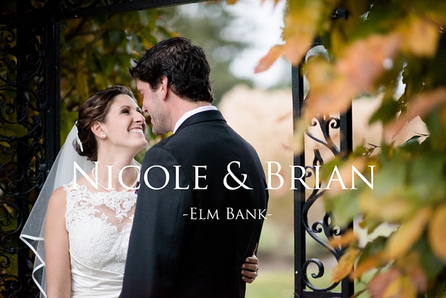 elm bank wedding