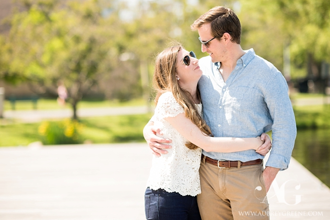 boston esplanade engagement session