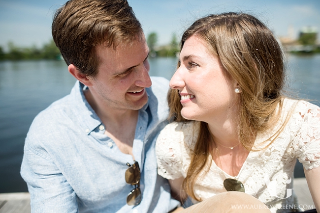 boston esplanade engagement session