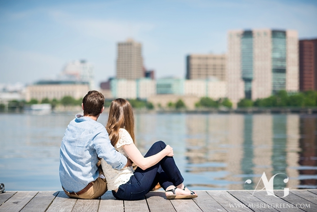 boston esplanade engagement session