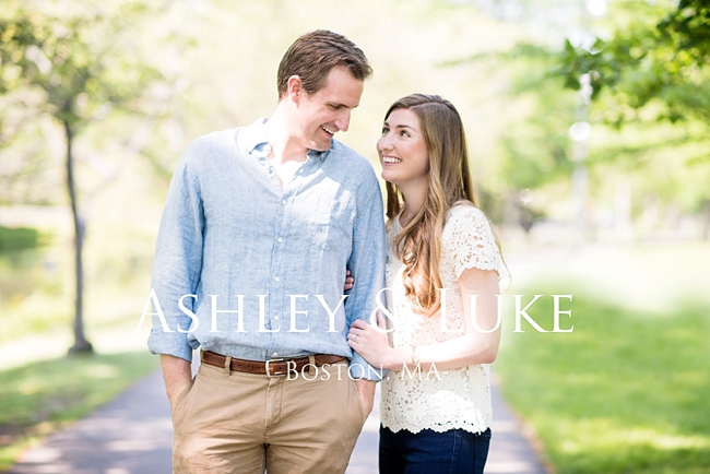 boston esplanade engagement session