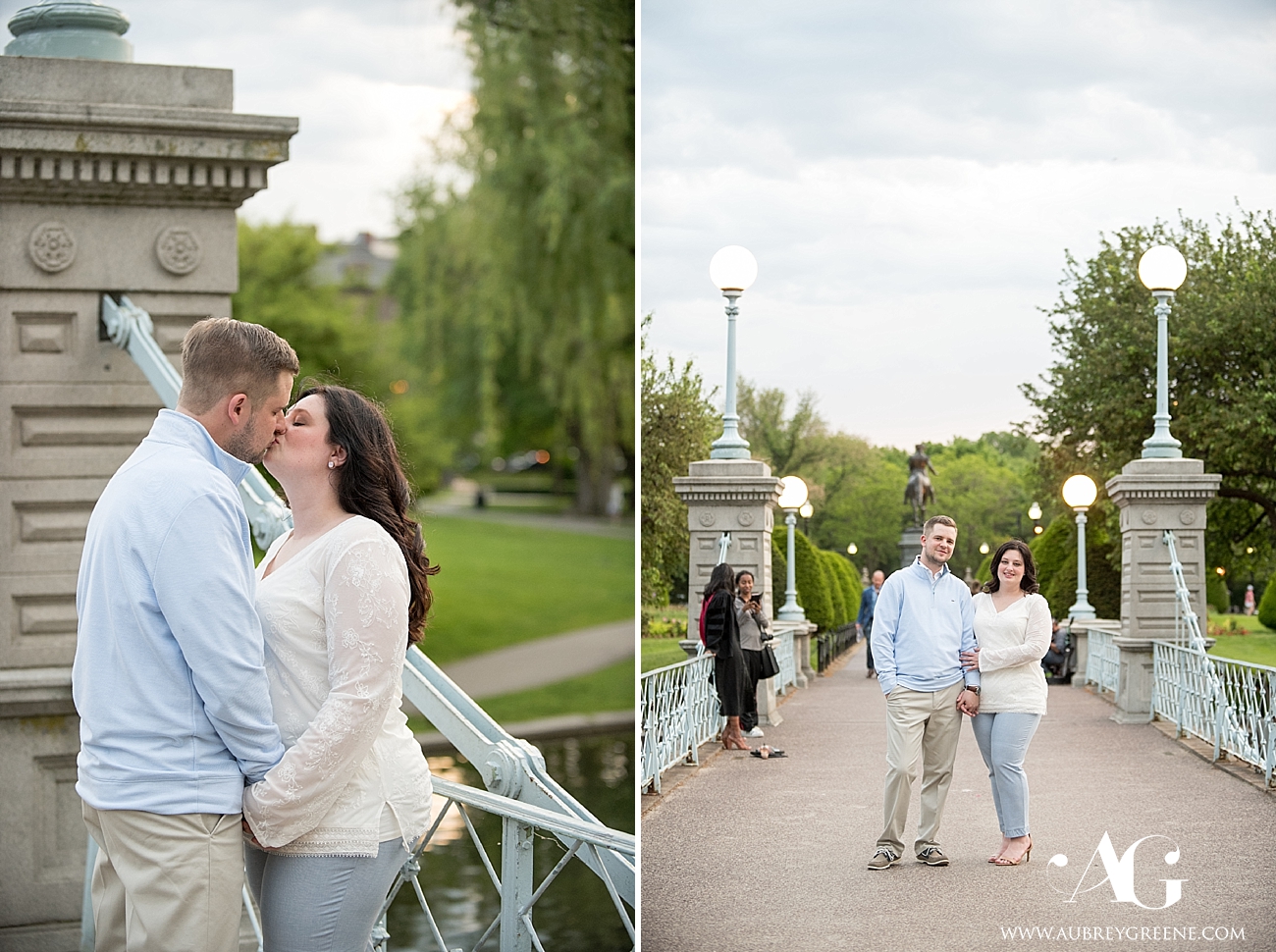 boston engagement session, boston gardens, spring, boston wedding photographer