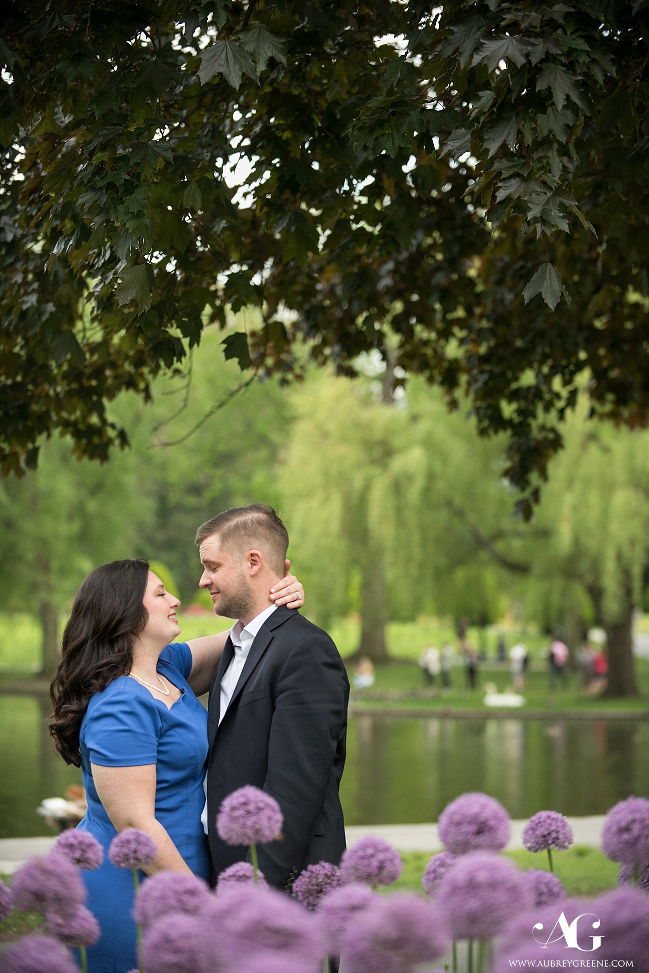 boston engagement session, boston gardens, spring, boston wedding photographer