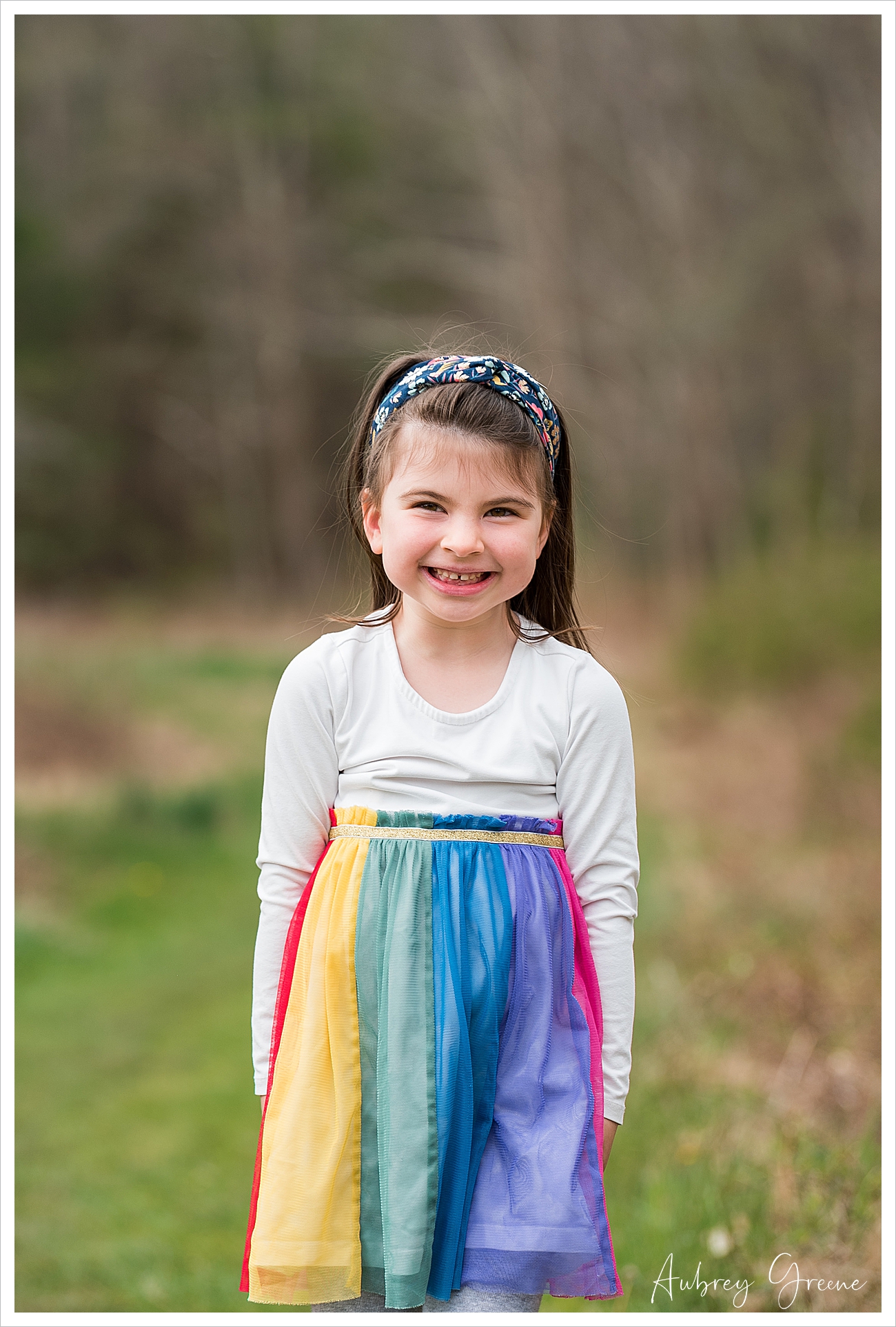 Rainbow Dress Spring Mini Session