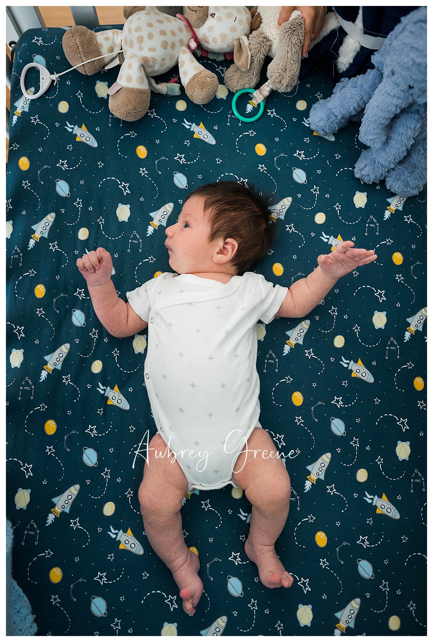 Space Themed At Home Newborn